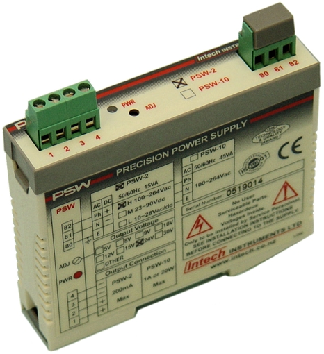 Picture of Intech PSW-2 - Adjustable Output Voltage, 200mA Instrument Power Supply