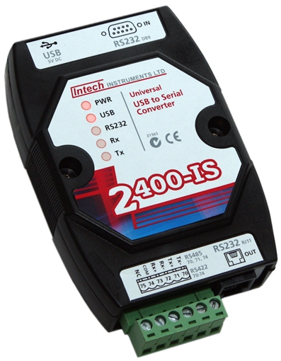 Picture of Intech 2400-IS - Isolating USB/RS232 to RS485/422/232 Converter