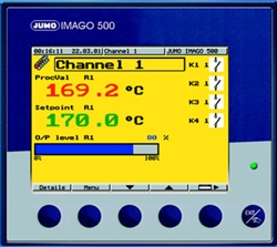 Picture of JUMO IMAGO 500 - Multi-channel process and program controller (703590)