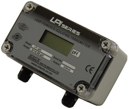 Picture of Intech LPI-pH - Isolating pH Voltage Input to 4~20mA Output Loop Powered Transmitter