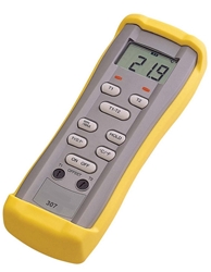 Picture of TFC-305P and 307P Digital Thermometer, Single and Dual Type K Thermocouple