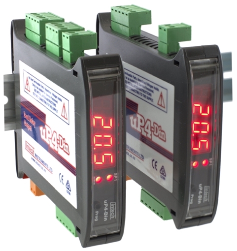 Picture of Intech uP4-Din - Universal Input Indicator, DIN Rail Mount