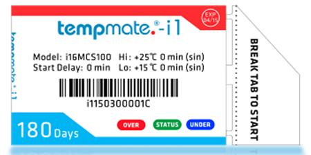 Picture of Tempmate i1 Single Use Temperature Indicator