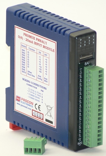 Picture of Procon PM8AI/I - 8 Current Input Module (RS485)
