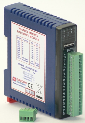 Picture of Procon PM6RTD - 6 RTD Input Module (RS485)