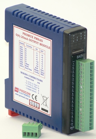 Picture of Procon PM8AO - 8 Current Output Module (RS485)