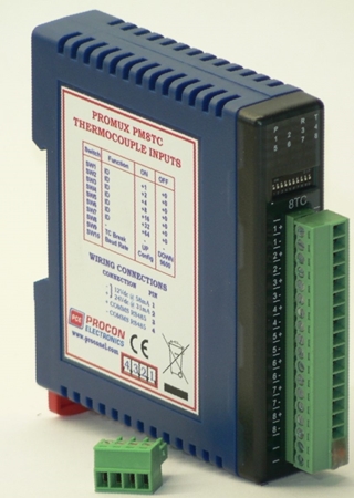 Picture of Procon PM8TC - 8 Thermocouple Input Module (RS485)
