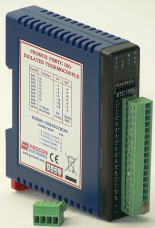 Picture of Procon PM8TC ISO - 8 Thermocouple Input Module Isolated (RS485)