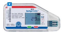 Picture of Tempmate -S2 - Single-Use Temp or Temp/RH Data Logger