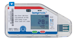 Picture of Tempmate -S2 - Single-Use Temp or Temp/RH Data Logger