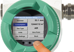 CS Instruments VA 570 - Thermal mass flow meter for consumption measurement