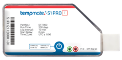 Picture of Tempmate -S1 Pro - Single-Use Temp or Temp/RH Data Logger
