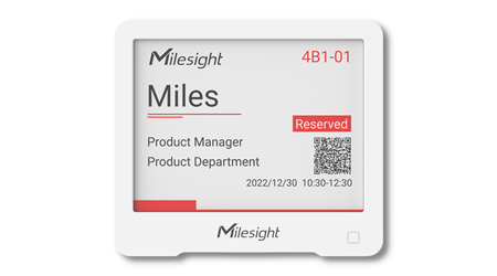 Picture of Milesight DS3604 - IoT E-ink Display